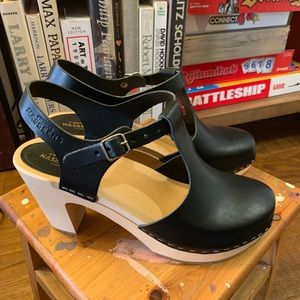 Swedish Hasbeens T-Strap Sky High